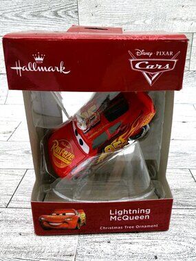 Brand New in Box Hallmark Disney Pixar Cars Lightning McQueen Christmas Ornament